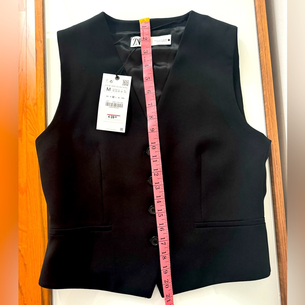 New Zara black vest!